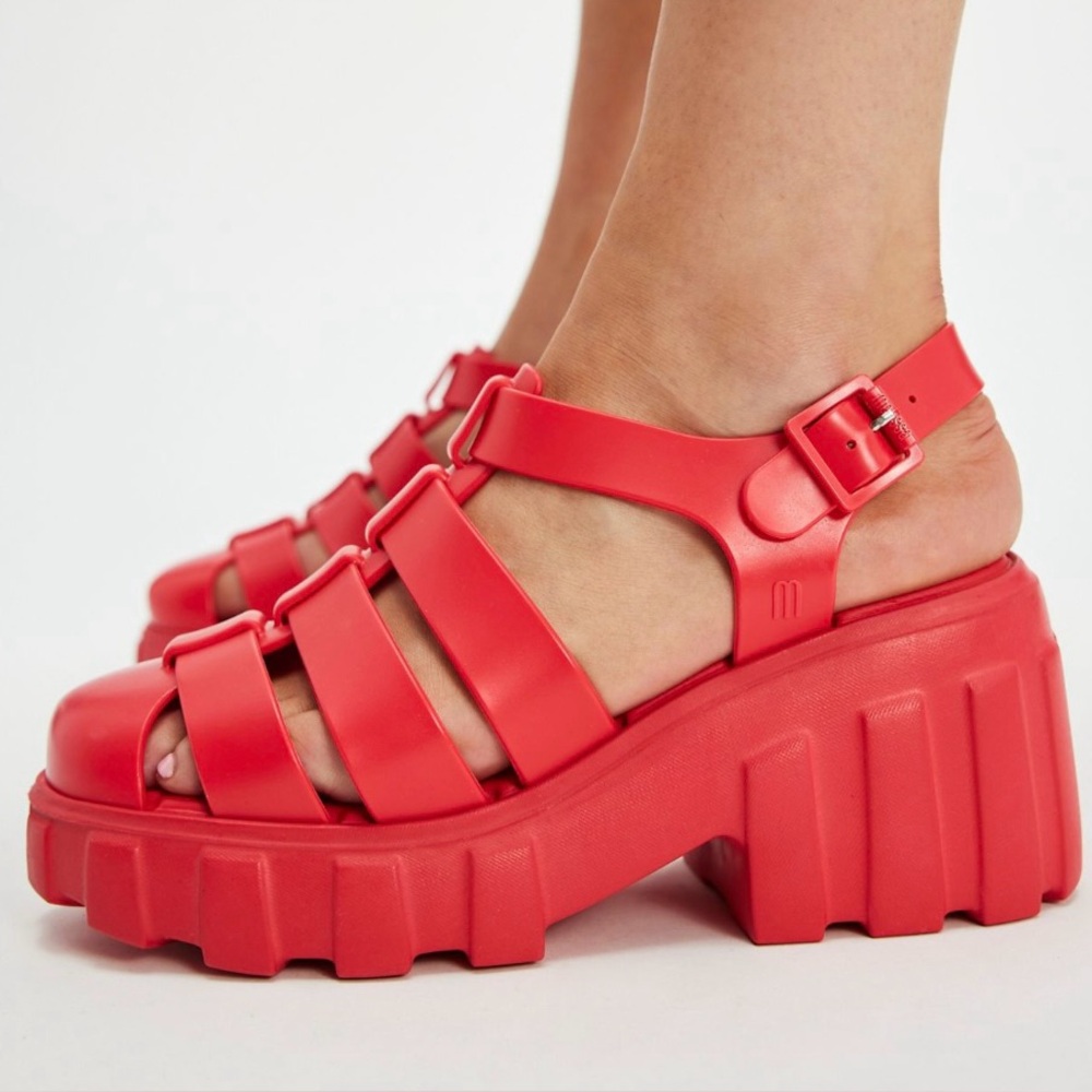 Free People x MELISSA Megan Fisherman Heels Platform Sandals BNIB 🔖